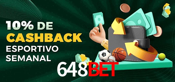 10% de bônus de cashback na 648Bet